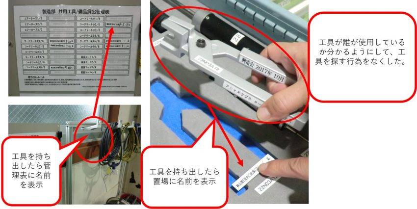 組立 工具管理